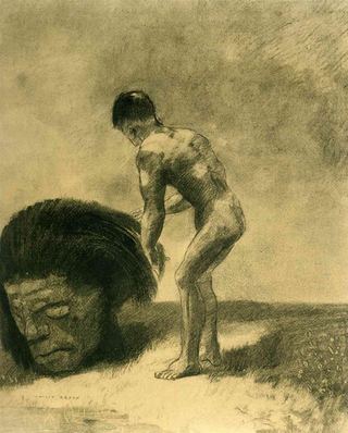 Давид и Голиаф, 1875