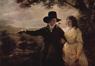 Портрет сэра Джона и леди-клерк из Пеникуика, c.1790 - Генри Реберн