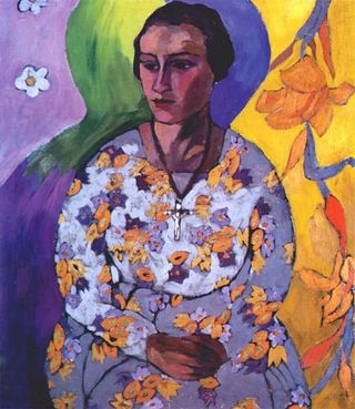 Портрет Н. Свендонской, 1915 - Аристарх Лентулов