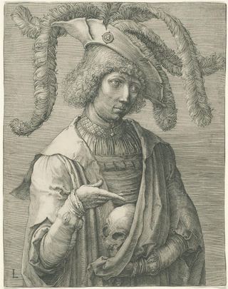 Молодой человек с черепом, 1519