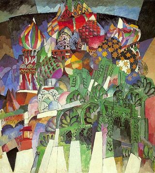 Собор Василия Блаженного, 1913 - Аристарх Лентулов