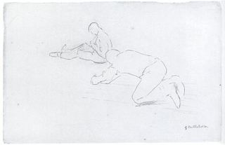 Скребки полов (этюд), 1875