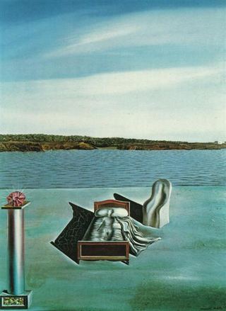 Сюрреалистическая композиция с невидимыми фигурами, c.1936