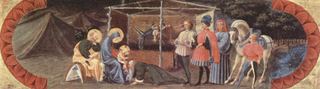 Сцена Поклонение Трех королей, 1435 - 1440