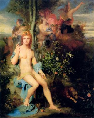 Аполлон и девять муз, 1856