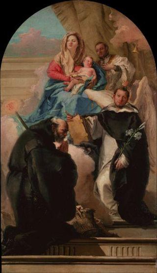 Мадонна с младенцем и тремя святыми, c.1759 - c.1762