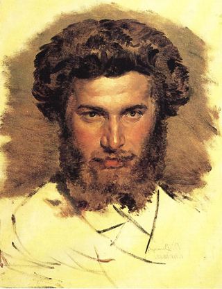 Портрет художника Архипа Куинджи, 1869 - Виктор Васнецов