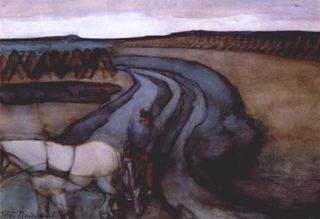 За работой/На земле, 1898