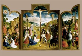 Голгофский триптих, 1465 - 1468 - Юстус ван Гент