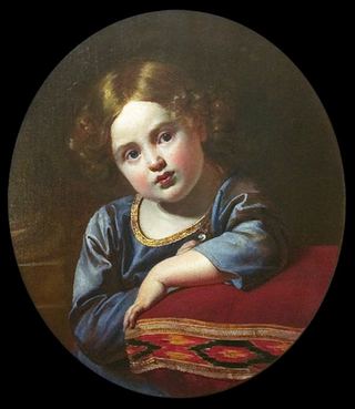 Портрет князя Е. Г. Гагарина ребенком. 1816-17 ЧС А. В. Мамонова