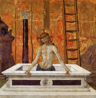 Христос в саркофаге, 1470 - 1473