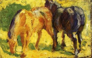 Картина «Маленькая лошадь», 1909