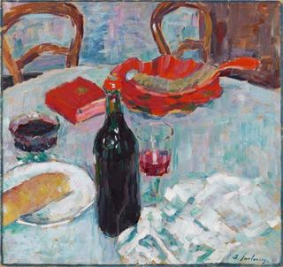 Натюрморт с бутылкой вина, 1904