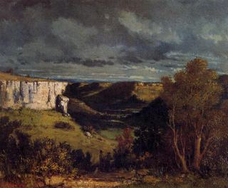 Долина Лу в ненастную погоду, 1849