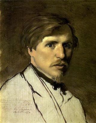 Портрет художника Иллариона Прианишникова, 1862 - Василий Перов