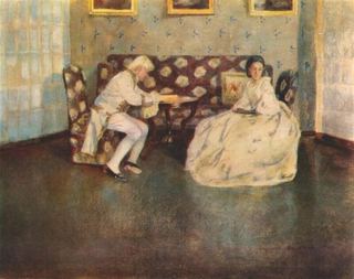 Тишина (В помещении), 1900 - Виктор Борисов-Мусатов