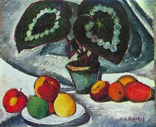 Натюрморт с бегониями, 1910 - Илья Машков