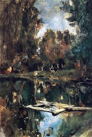 Прудик. Абрамцево. 1886