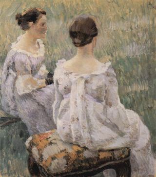Две дамы, 1899 - Виктор Борисов-Мусатов