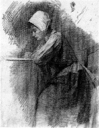 Пишущая девушка, 1892 - 1895