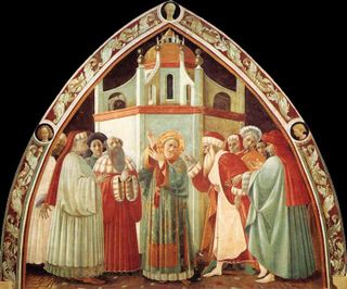 Диспут святого Стефана, c.1435