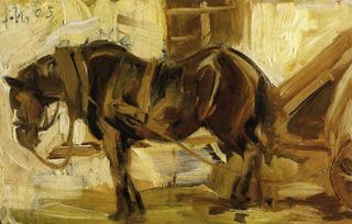 Этюд маленькой лошади, 1905