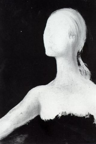 Без названия (Голова женщины; незавершенная), 1981