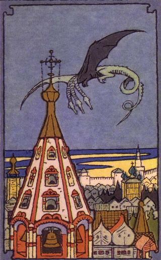 Фрагмент обложки, 1900 - Иван Билибин