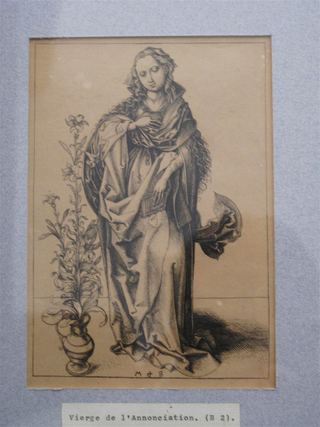 Гравюра на меди Благовещения, c.1480