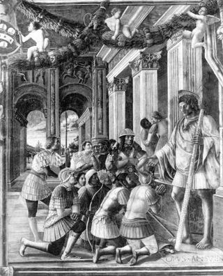 Сцены из жития святого Христофора (сцена 4)