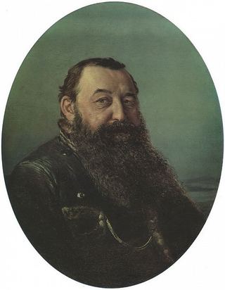 Портрет Н. Ф. Резанова. 1868 Х.