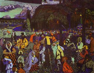 Красочная жизнь, 1907 - Василий Кандинский