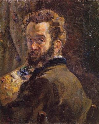 Автопортрет у мольберта, 1878