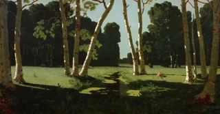 Березовая роща, 1879 - Архип Куинджи