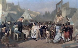 Праздник на окраине Парижа (на Монмартре), 1863 - 1864 - Василий Перов