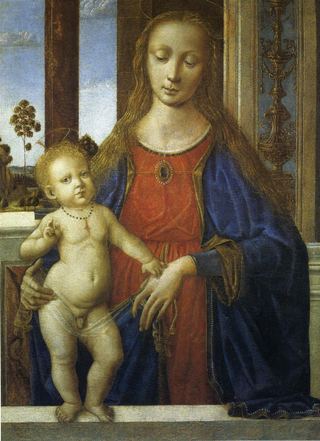 Мадонна с Младенцем, 1470 - 1473