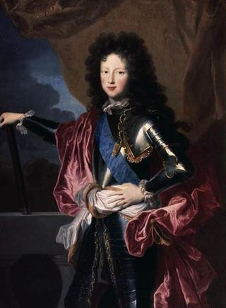 Портрет юного Филиппа Д'Орлана, герцога Шартрского, регента Франции, 1689