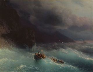 Буря на Чёрном море 1873 134х172