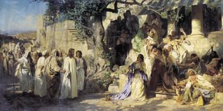 Христос и грешница, 1873 - Генрих Семирадский