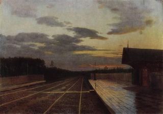 Вечер после дождя, 1879