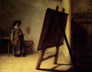 Художник в своей мастерской, c.1628