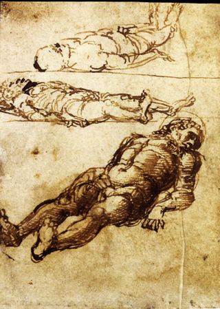 Три этюда с удлиненными фигурами, 1455