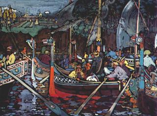 Волжская песня, 1906 - Василий Кандинский