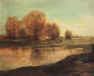 Ивы у пруда. 1872