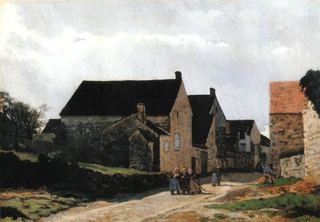 Улица Марлотты (также известная как «Женщины, идущие в лес»), 1866