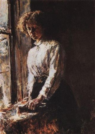 У Окна. Портрет Ольги Трубниковой, 1886