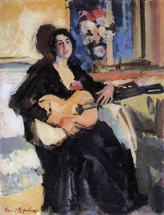 Дама с гитарой. 1911