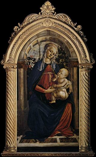 Мадонна в Розовом саду, 1469 - 1470