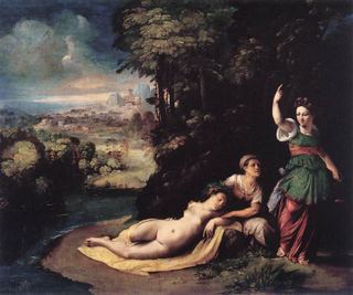 Диана и Калисто, 1528