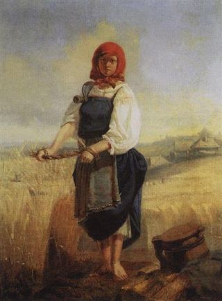 Жнец, 1867 - Виктор Васнецов